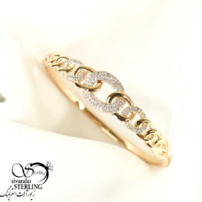 دستبند کارتیه طرح طلا برند ژوپینگ کد 10316