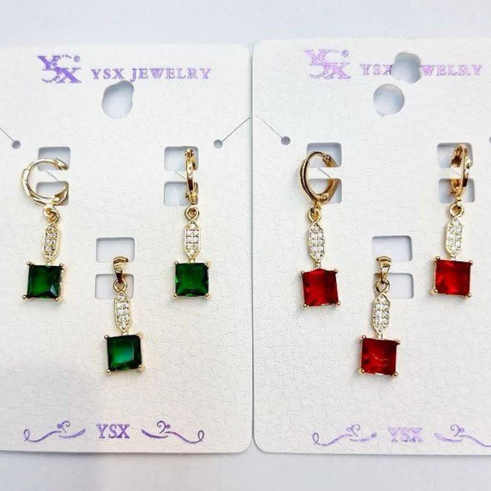 نیمست کد12180طرح جواهر.برند محبوب ysx.با آبکاری طلا.ضد حساسیت.رنگ ثابت