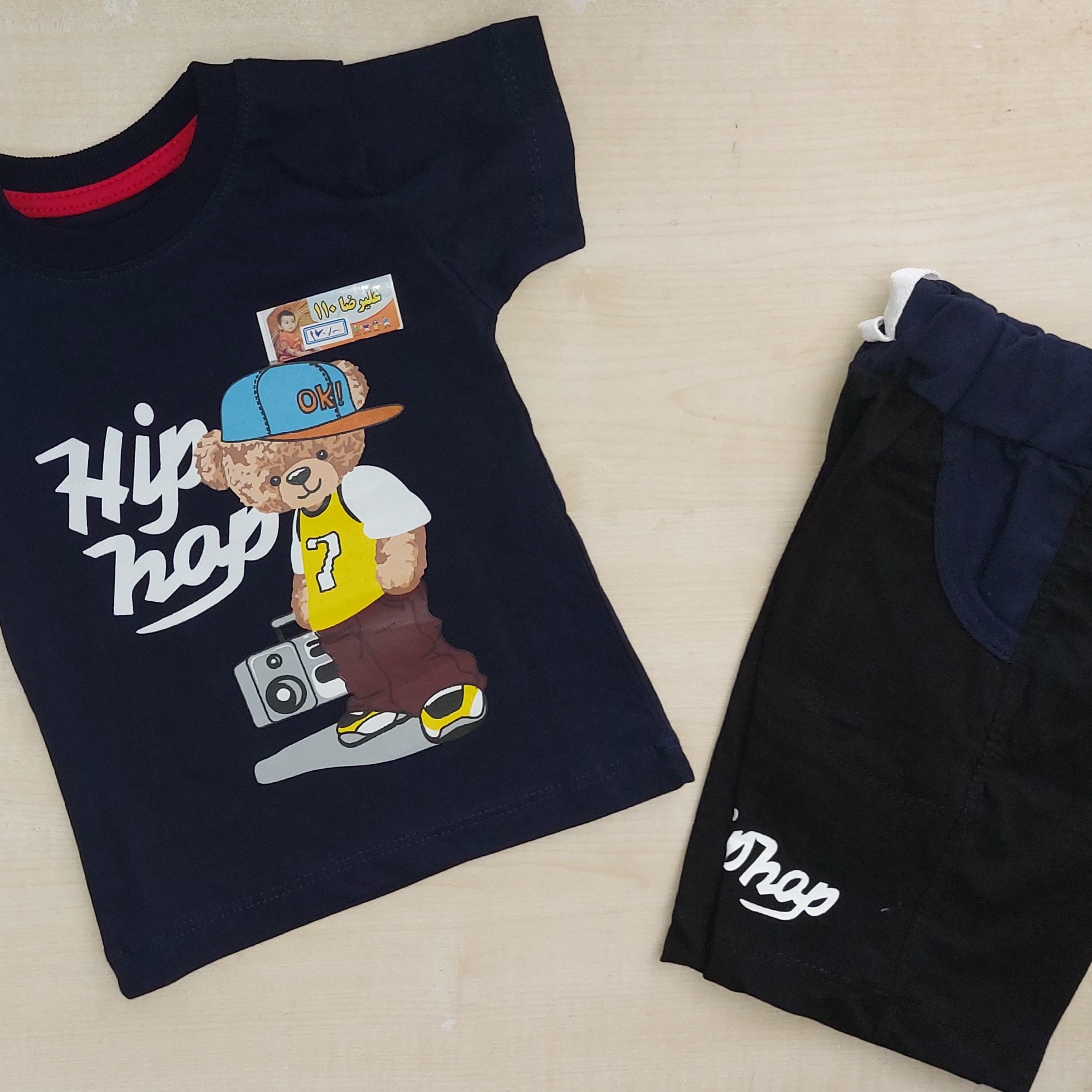 تیشرت شلوارک پنبه ای پسرانه