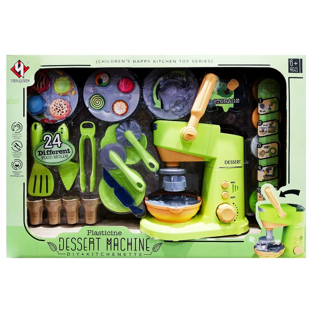 ست خمیر بازی بستنی ساز اسباب بازی DESSERT MACHINE 6692