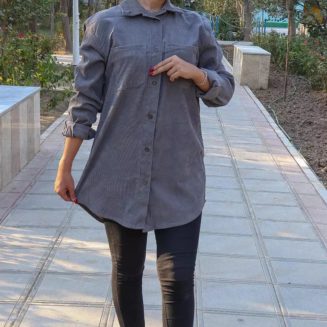 مانتو مخمل کبریتی 