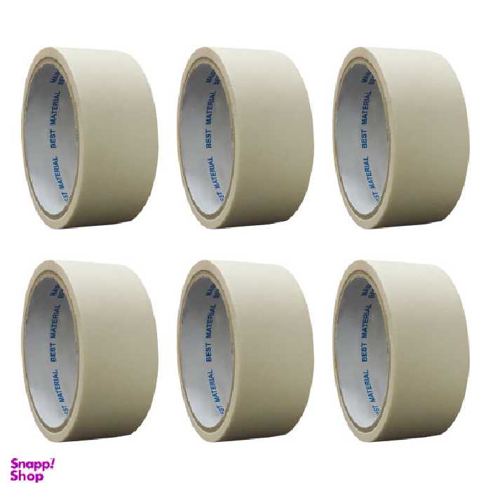 چسب کاغذی کد AB16 عرض 4 سانتی متر بسته 6 عددی