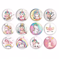 پیکسل یونیکورن پکیج 12 عددی با طرح های فوق العاده زیبا