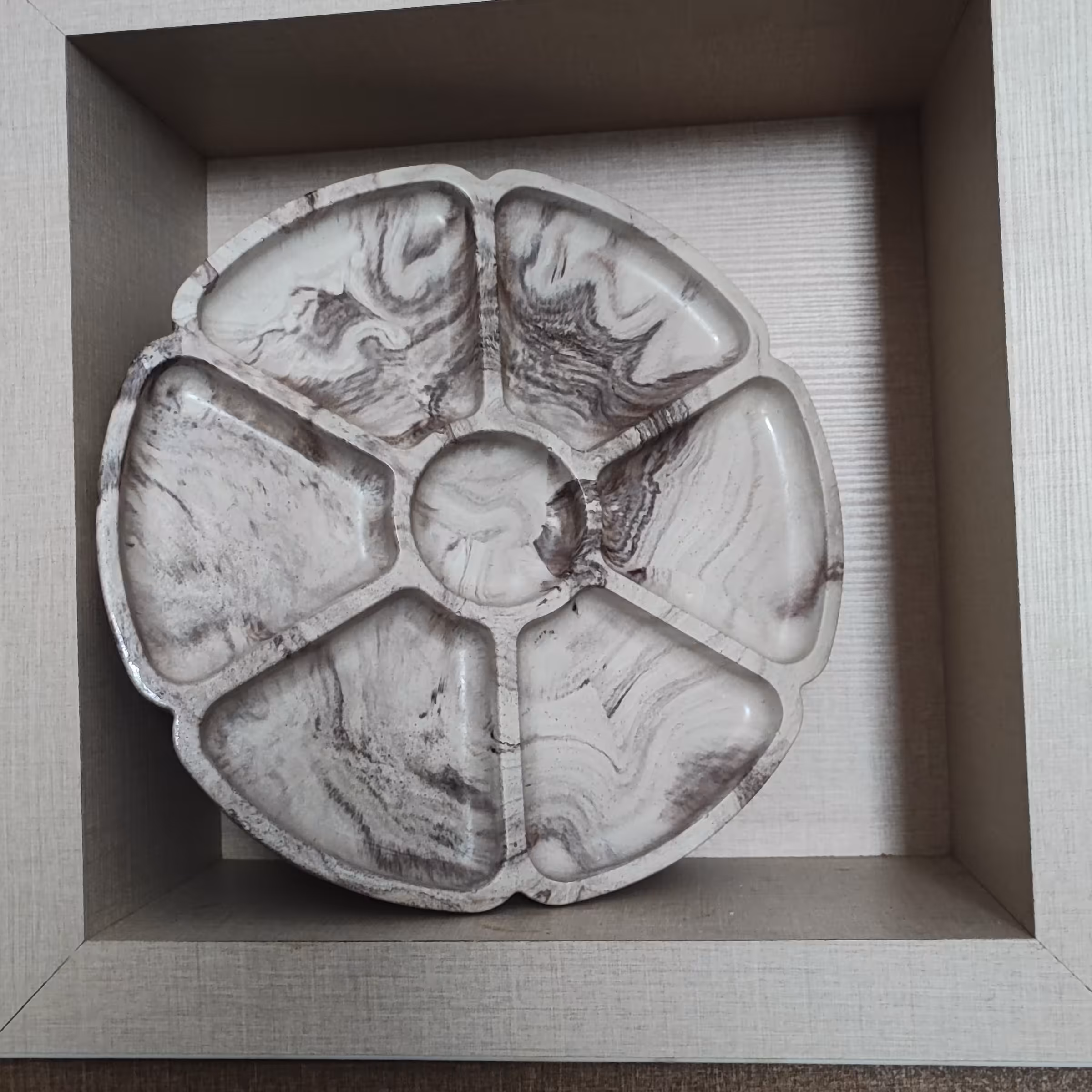 اردو خوری دایره ای هفت خانه سنگ مصنوعی (مستقیم از تولید کننده) 