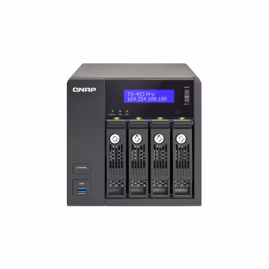 قیمت و خرید ذخيره ساز تحت شبکه کيونپ مدل TS-453 Pro-8G | یاس ارتباط