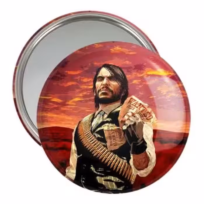 آینه جیبی خندالو مدل رد دد Red Dead کد 10295