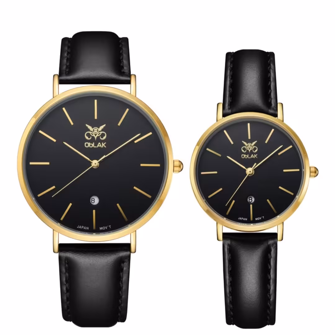 ست ساعت مچی عقربه ای زنانه و مردانه اوبلاک 