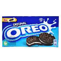 بیسکوییت کرم وانیل 16 عددی جعبه ای اوریو - oreo