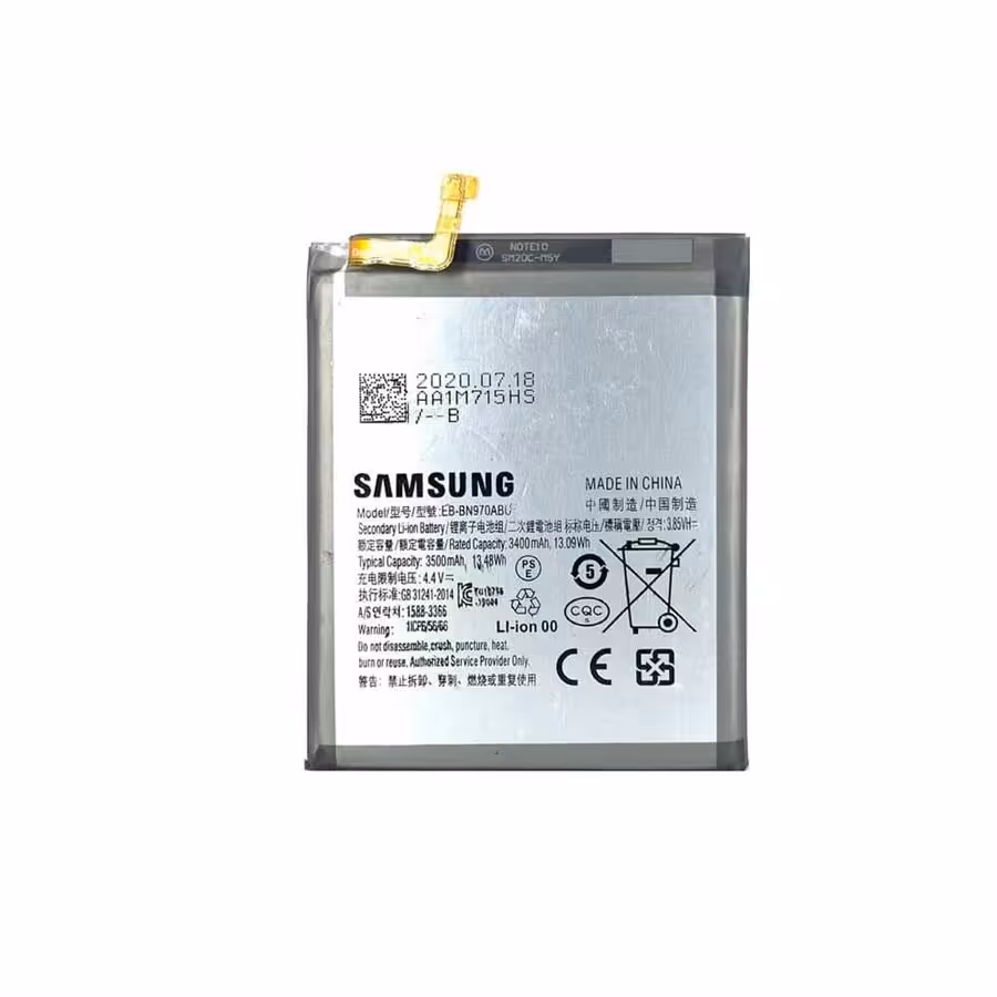 مدل EB-BN970ABU ظرفیت 3500 میلی آمپر ساعت مناسب Samsung Note 10