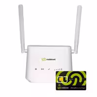 مودم 4G/4.5G مبین نت مدل MN4200 به همراه سیم کارت 360 درجه 200 گیگابایت اینترنت یکساله