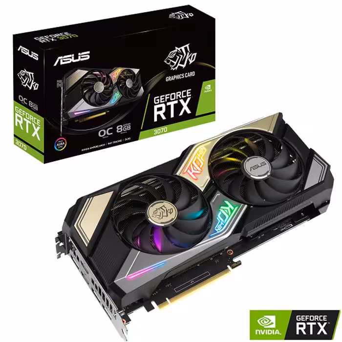 کارت گرافیک ایسوس KO RTX3070 O8G GAMING