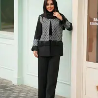 کت و شلوار زنانه ست زنانه کرپ مازراتی بهار