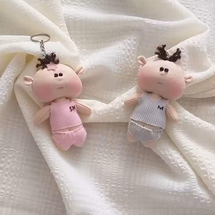 عروسک نی نی دخترو پسر سایز جاسوئیچی