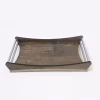 سینی دسته استیل سیبک کد222