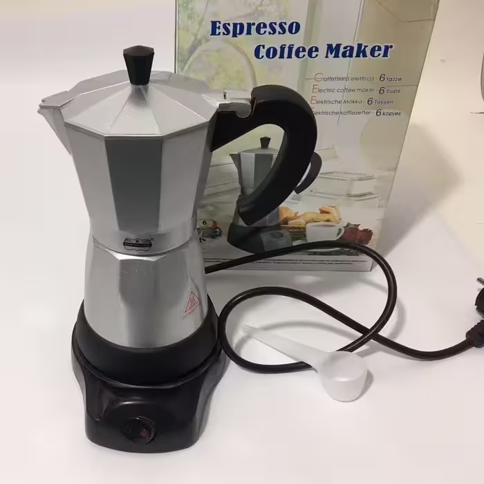 موکاپات برقی 3-6 کاپ Espresso Coffee Maker قهوه ساز برقی اقتصادی