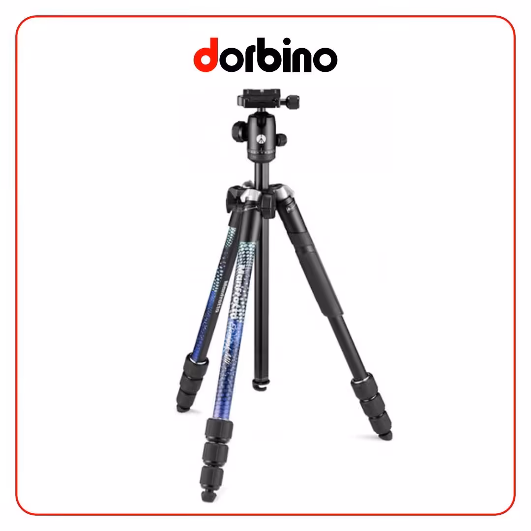 سه پایه عکاسی مانفرتو Manfrotto Element MII Aluminum Tripod with Ball Head (Blue) - فروشگاه دوربین دوربینو