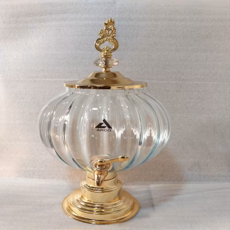 کلمن شیشه ای ساده و شامپاین لیام