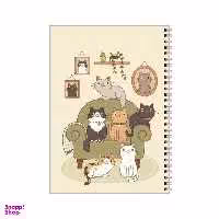 دفتر مشق 100 برگ بامبیلیپ طرح هتل گربه ها کد 5892337