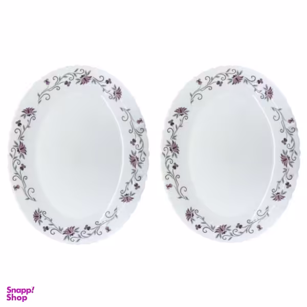 دیس برنج پارس اپال مدل لیندا کد 124 بسته 2 عددی