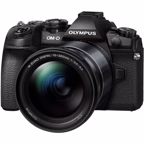 دوربین دیجیتال بدون آینه الیمپوس مدل OM-D E-M1 Mark II با لنز 12/200