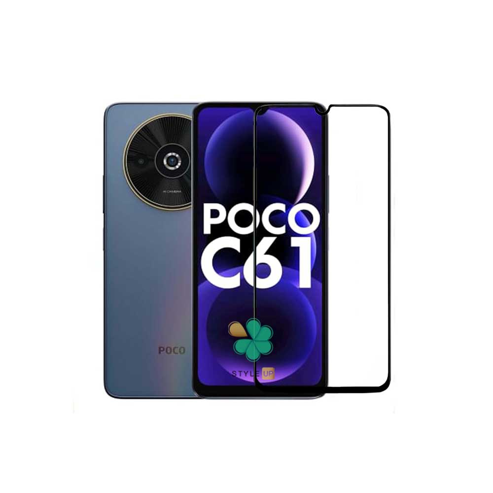 گلس گوشی سرامیکی تمام صفحه مناسب شیائومی Poco C61