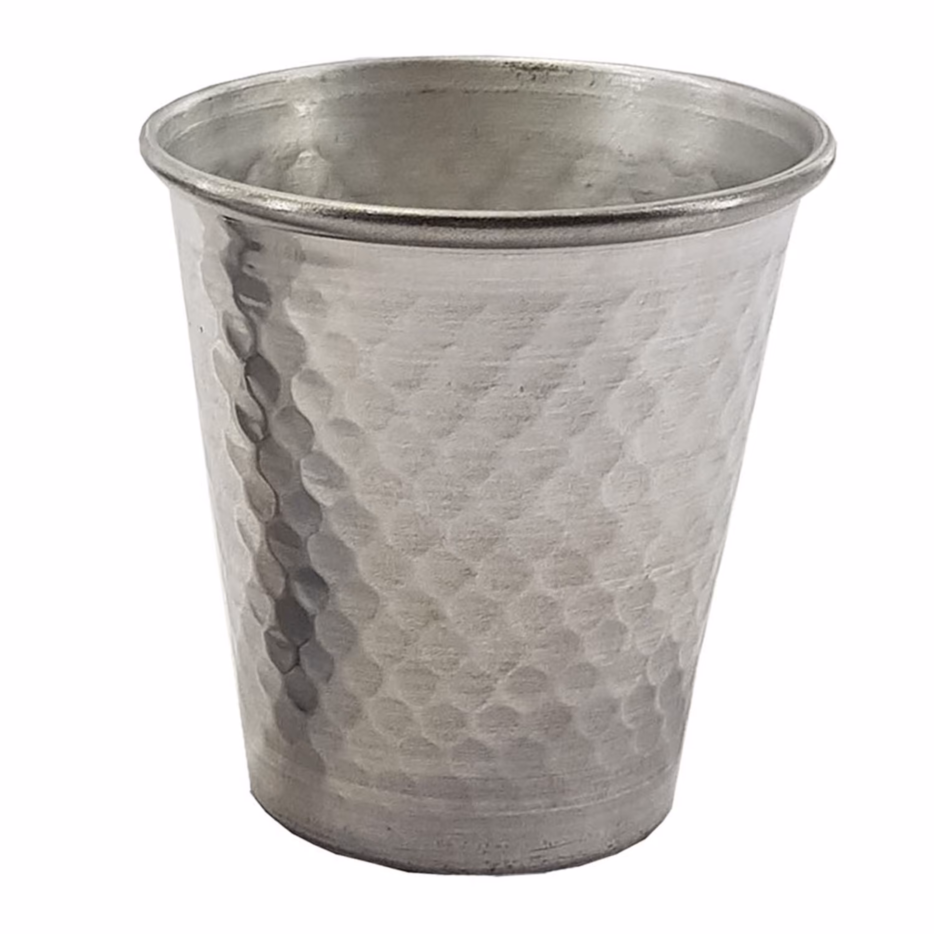 لیوان روحی  سایز 11 سانت چکش کاری شده بدون دسته