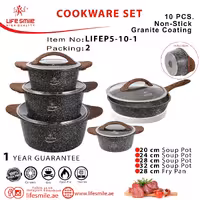 سرویس قابلمه 10 پارچه گرانیتی لایف اسمایل مدل P5-10