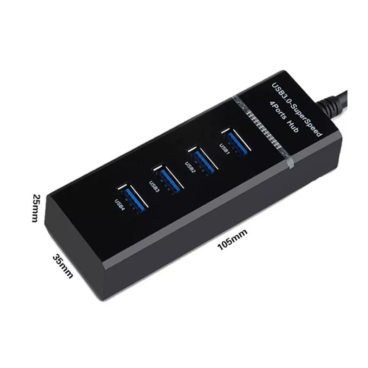 هاب چهار پورت USB 20 با کابل 50 سانتی متری