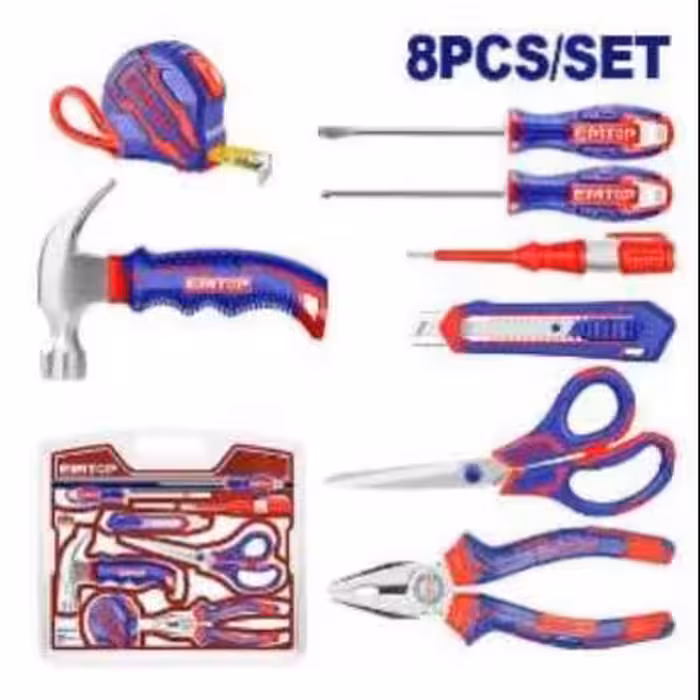 مجموعه 8 عددی ابزار دستی صنعتی ایمتاپ EMTOP مدل EHTS01081