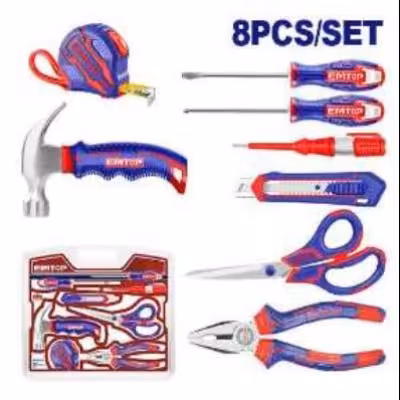مجموعه 8 عددی ابزار دستی صنعتی ایمتاپ EMTOP مدل EHTS01081