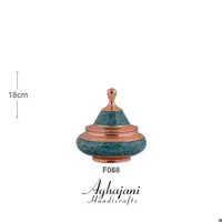 بشقاب پرنده کوچک فیروزه کوبی آقاجانی کد F068