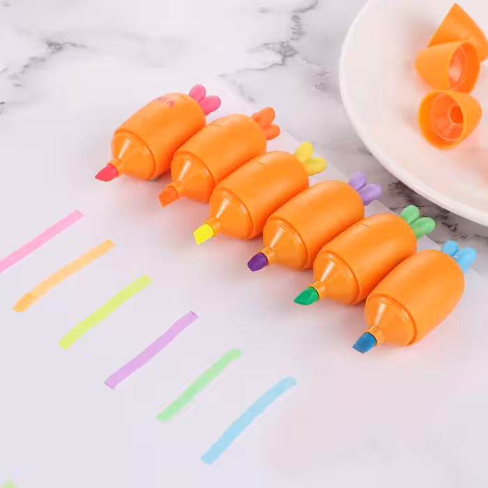 مینی هایلایتر فانتزی طرح هویج 2