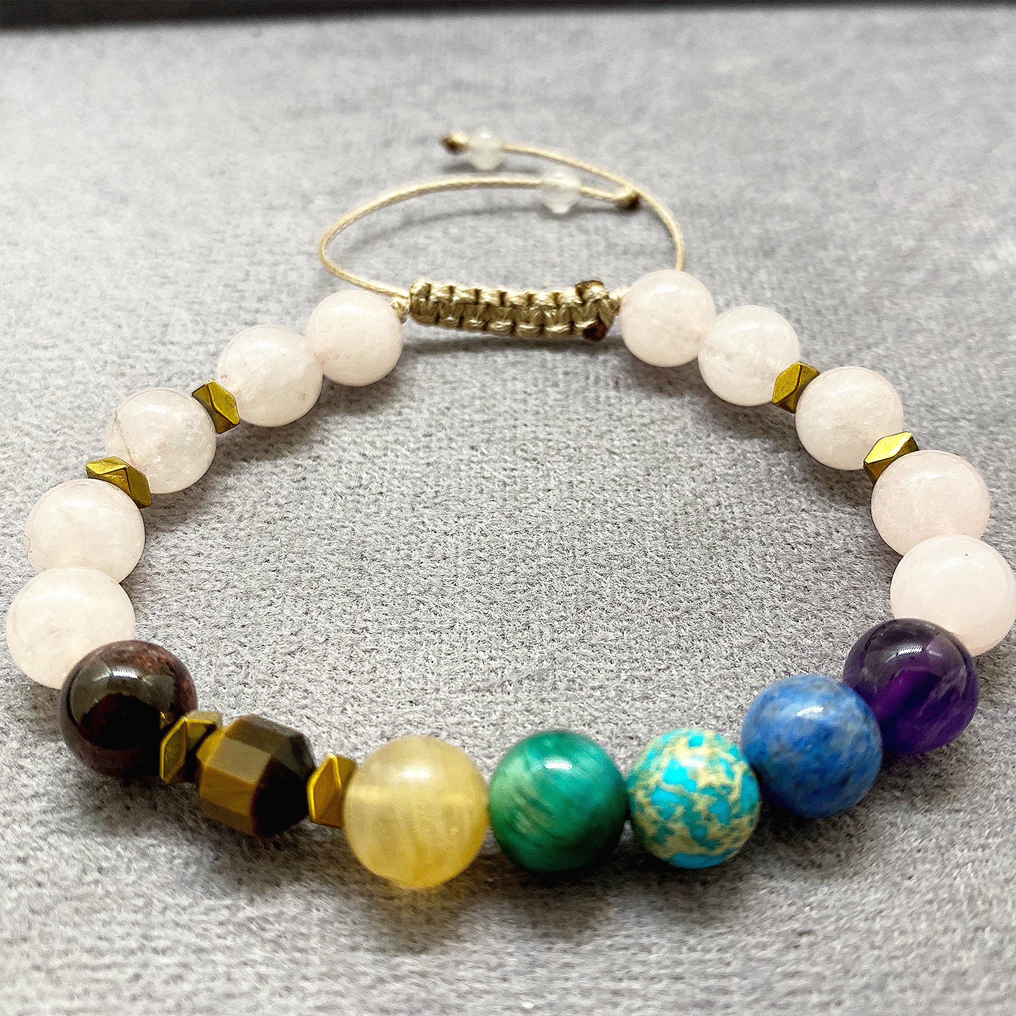 دستبند  مدل رز با قفل بافت قابل تنظیم