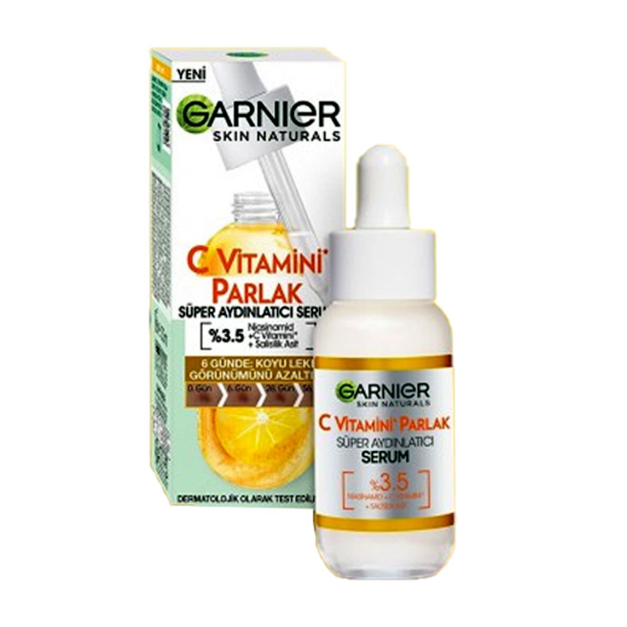 سرم روشن کننده گارنیر Garnier مدل Vitamin C حجم 30 میلی لیتر