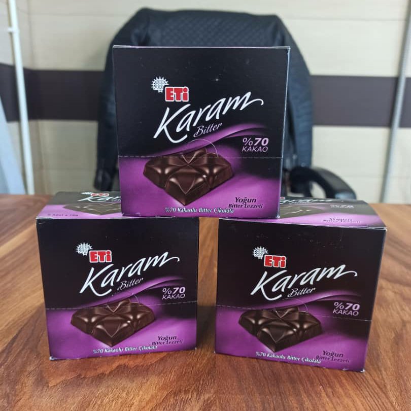 شکلات تلخ 70% اتی کارام محصول ترکیه