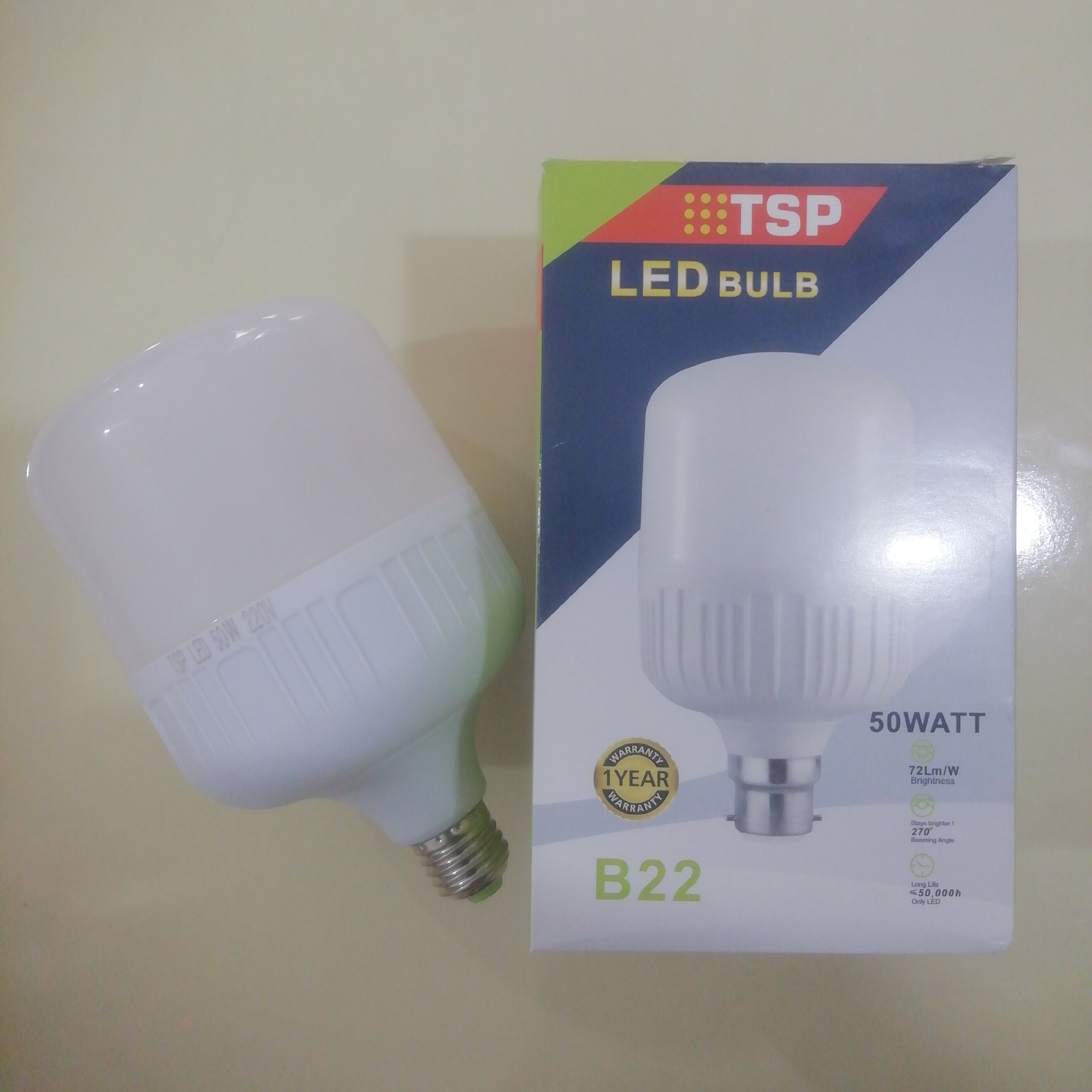 کارتن 50 عددی لامپ 50 وات تی اس پی