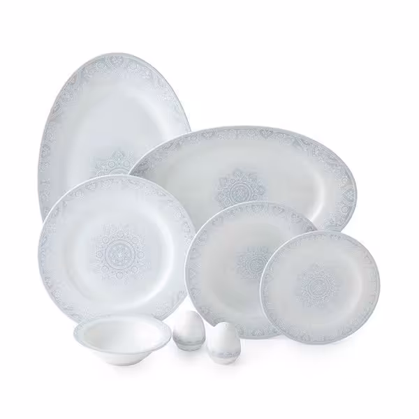 سرویس غذاخوری 28 پارچه چینی زرین مدل ادلین