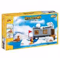 اسباب بازی ساختنی مدل وایلد استوری- پایگاه زمستانی Cobi WildStory Winter Base