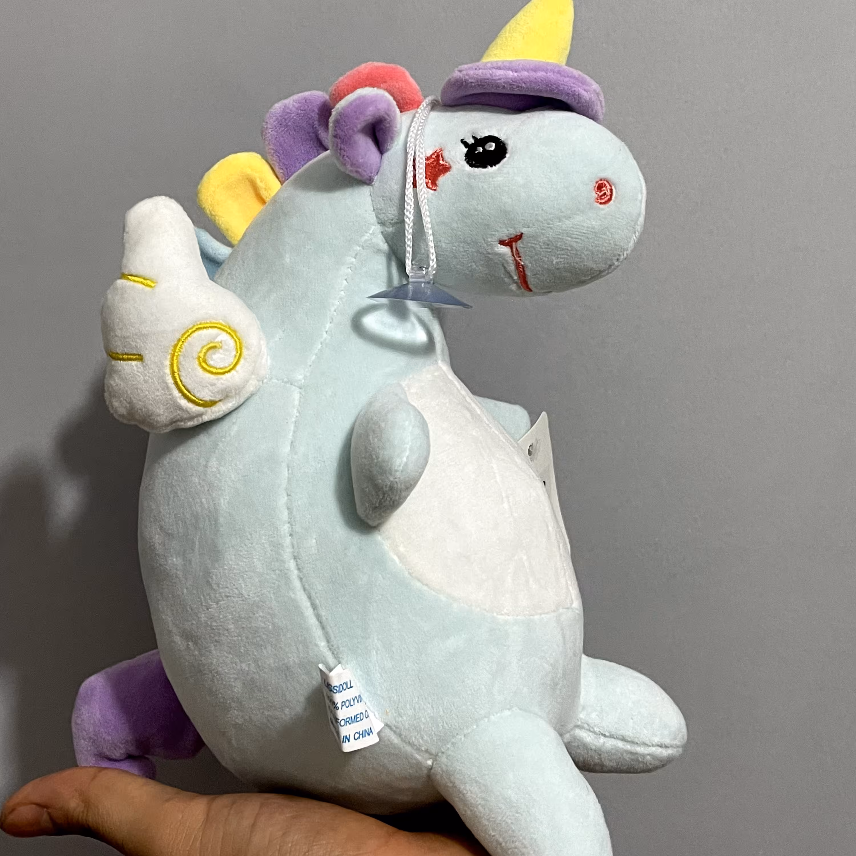 عروسک پولیشی خارجی پارچه نانو یونیکورن اسب تک شاخ دخترانه کادو اسباب بازی پارچه ای دخترونه 