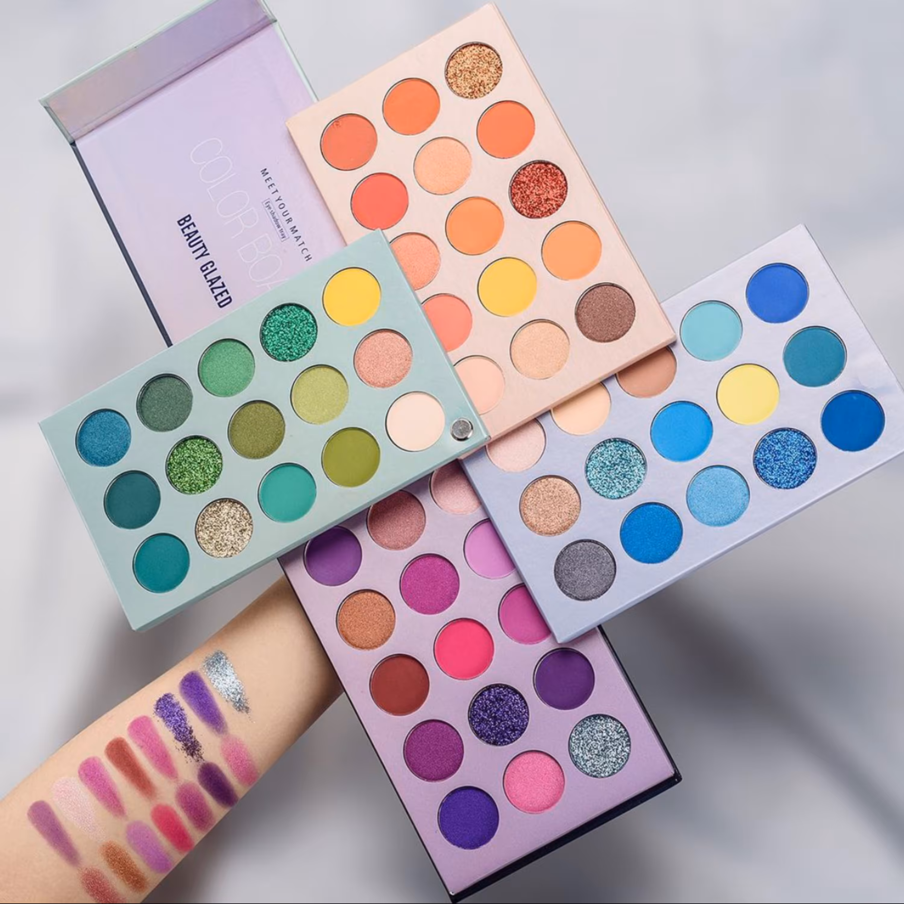 پالت سایه طبقه ای 60 رنگ