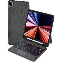 کاور کیبورددار مگنتی آیپد 12.9 اینچ کوتتسی Coteetci Magnetice Sphit Keyboard Lither Case Ipad 12.9 64009
