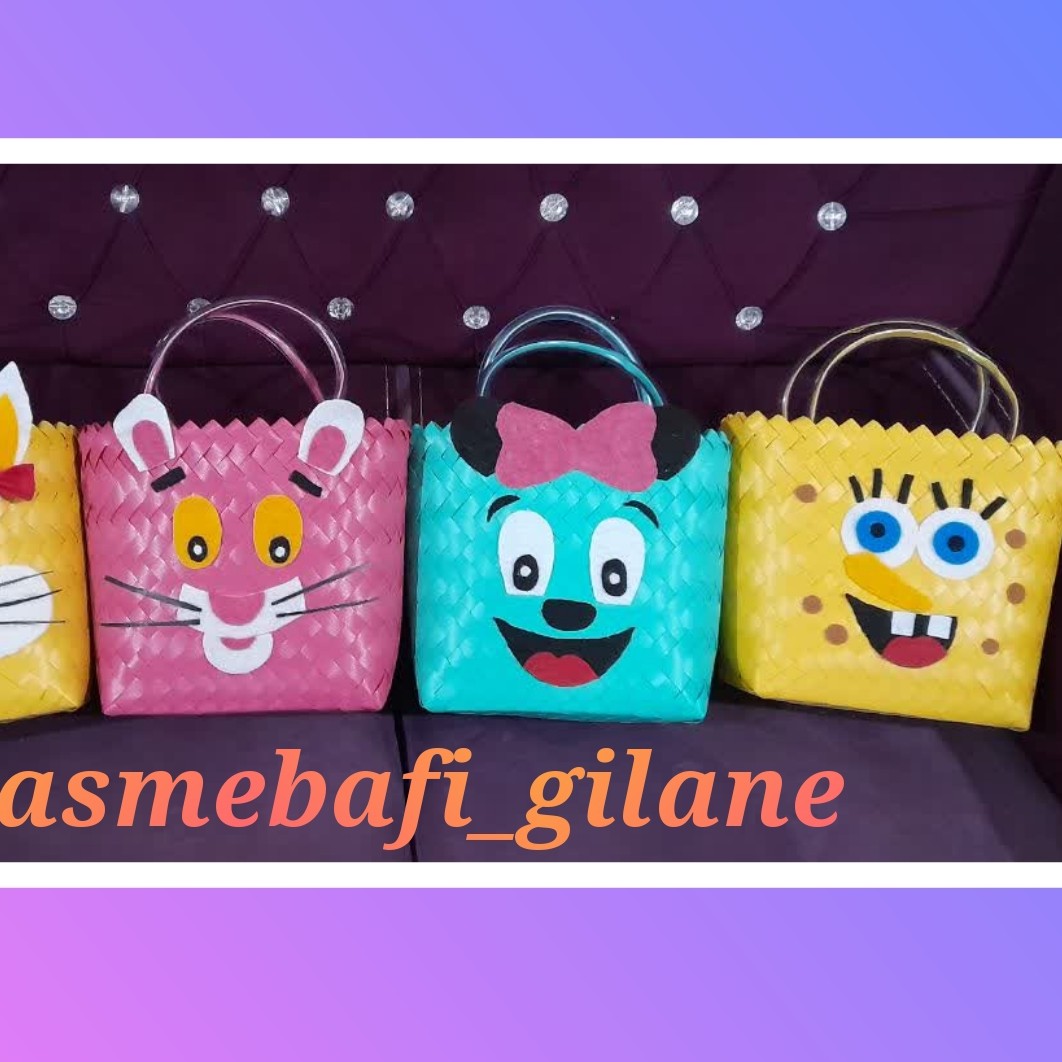 صنایع دستی .ساک های بچه گانه در طرح های مختلف . مدل های عروسکی و عروسکی های برجسته