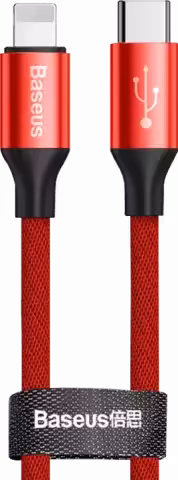 کابل شارژ 1 متری TYPE-C به LIGHTNING باسئوس مدل YIVEN