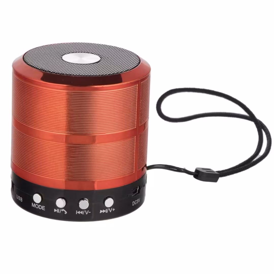 اسپیکر مینی بلوتوثی مدل ws-887 دارای رنگبندی 
