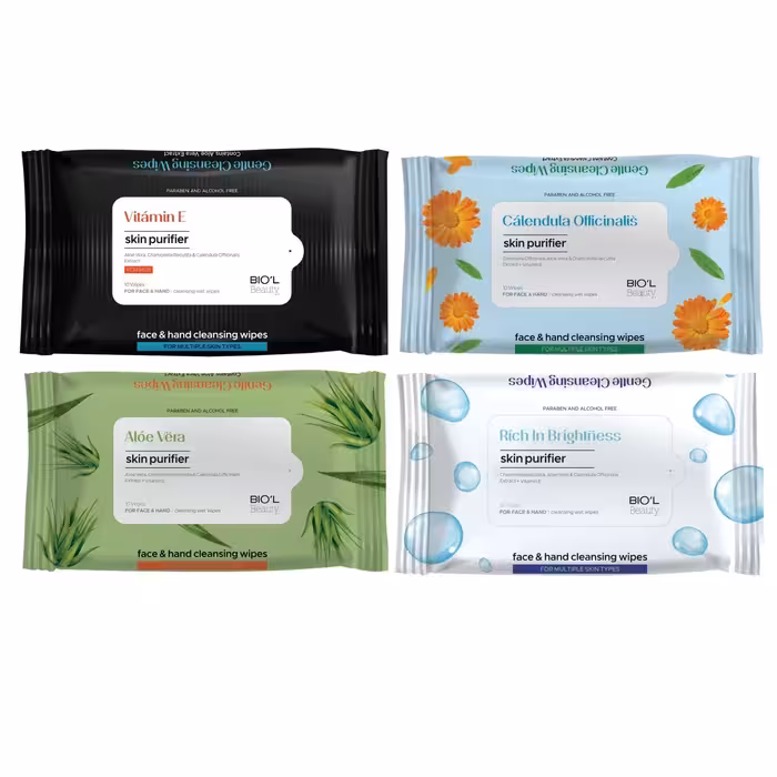 دستمال مرطوب بیول مدل F&amp;H مجموعه 4 عددی