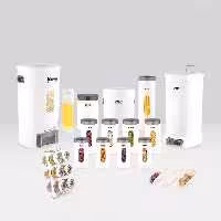 سرویس آشپزخانه گرد 21 پارچه لیمون کد 2010