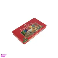 مداد رنگی 60 رنگ فابر-کاستل (Faber Castell) جعبه فلزی مدل Classic