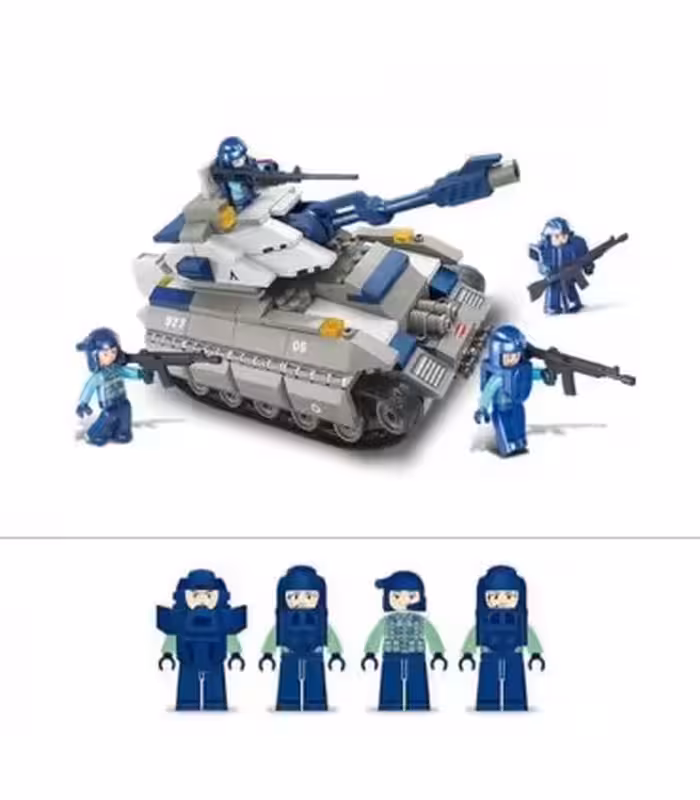 اسباب بازی ساختنی مدل تانک برند Sluban