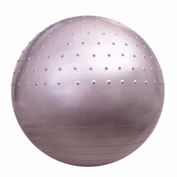 توپ بدنسازی نیم خار GYM BALL رنگ طوسی قطر 75cm