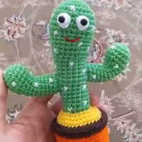 عروسک کاکتوس دست باف